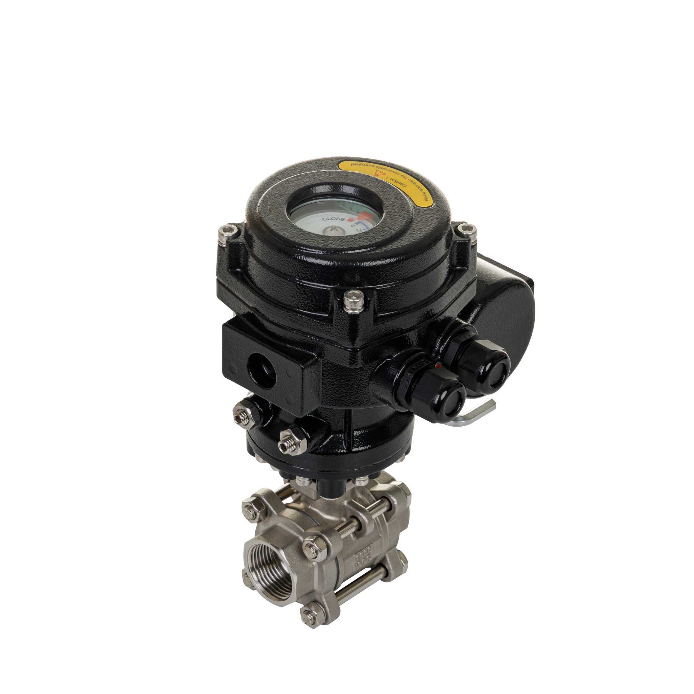 氢能源电动丝扣球阀 氢能源电动丝扣球阀